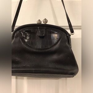 Elegant Black Leather Handbag